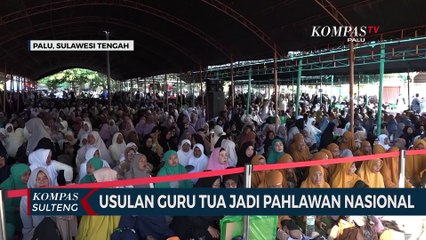 Usulan Guru Tua Jadi Pahlawan Nasional Digaungkan Saat Puncak Acara Haul