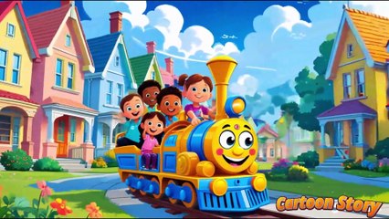 Toddler Song for kids || Choo choo goes the happy train #kids