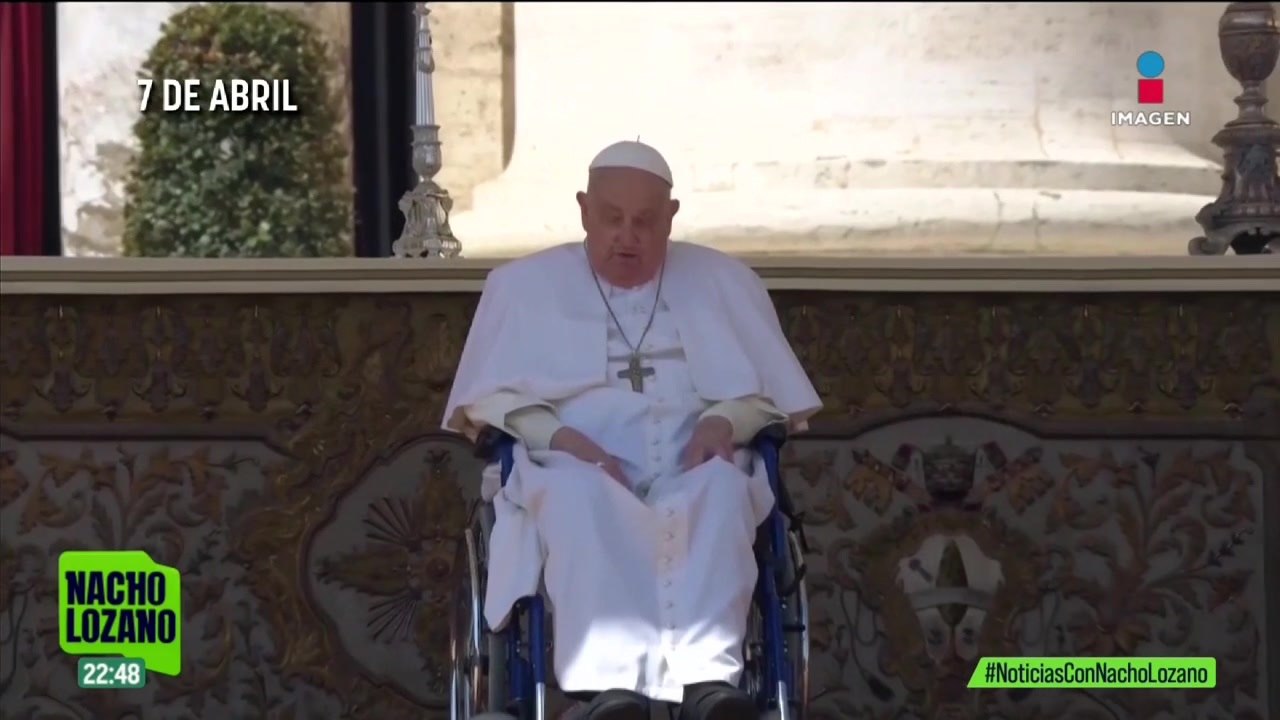 El papa Francisco sorprendió al terminar la misa del Domingo de Ramos en el Vaticano
