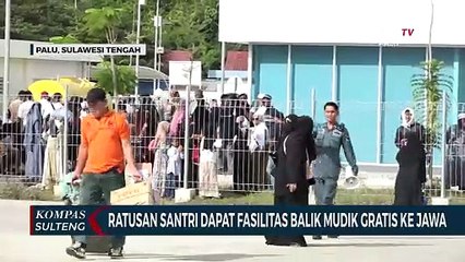 Ratusan Santri Dapat Fasilitas Balik Mudik Gratis