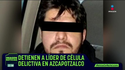Detienen a “El gangoso”, líder de una célula delictiva en Azcapotzalco