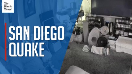 Home cameras capture a 5.2-magnitude earthquake near San Diego, California