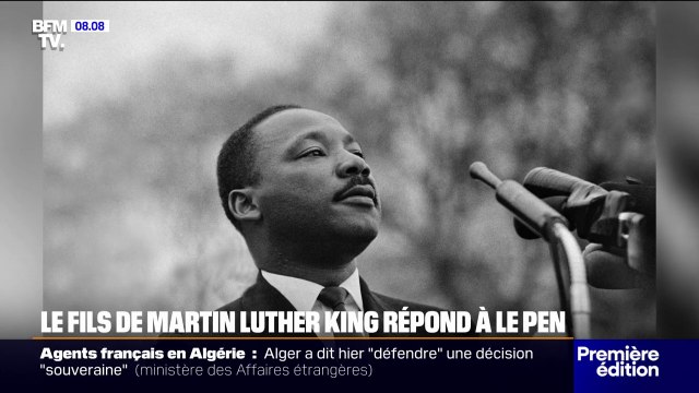 INFO BFMTV. Une distorsion de l'histoire : la famille de Martin Luther King exprime sa colère contre Marine Le Pen