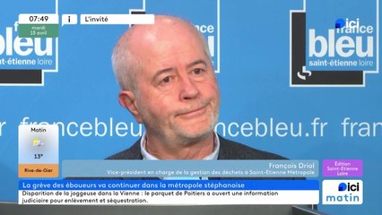 Grèves des éboueurs : Francois Driol, vice-président à la métropole en charge de la gestion des déchets