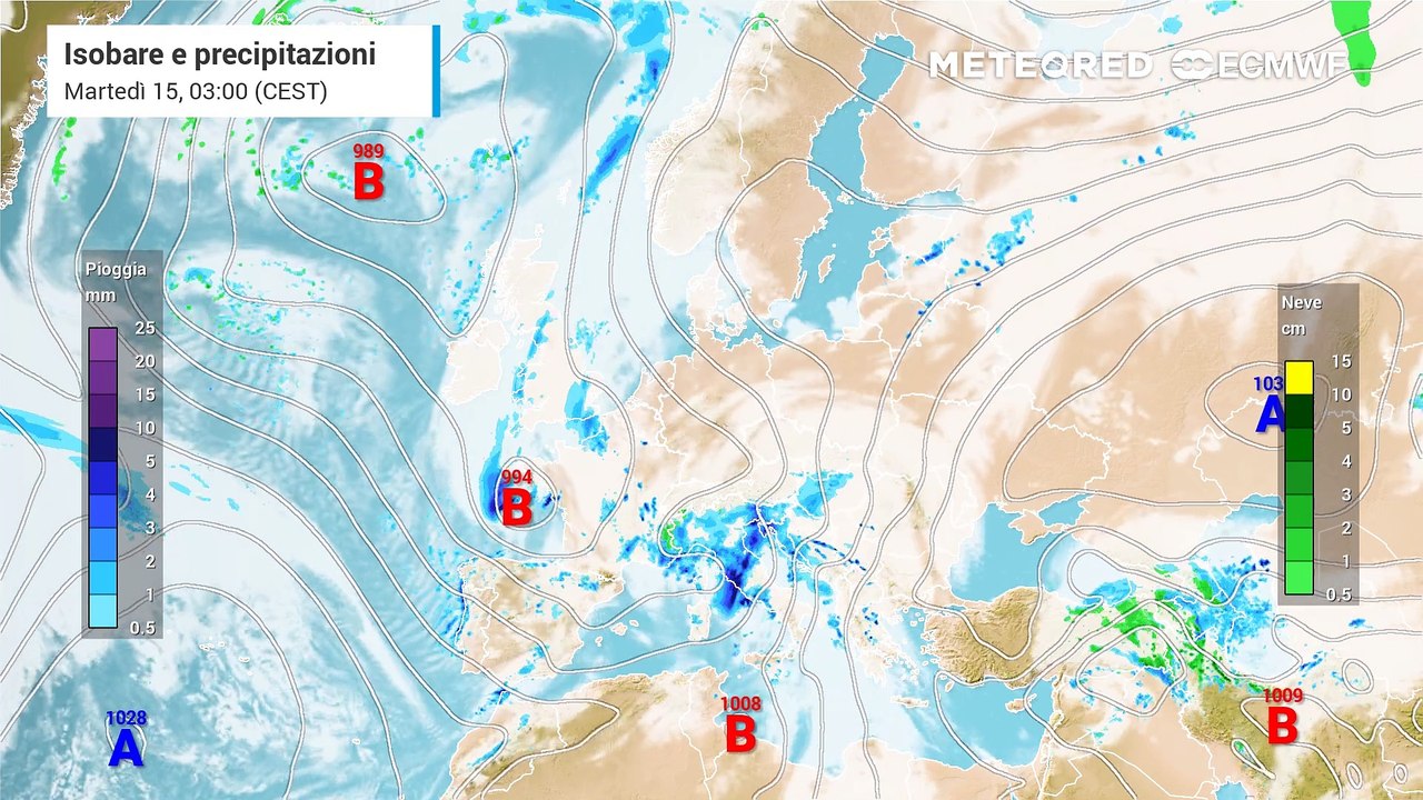 Perturbazioni a ripetizione e piogge a ripetizione nella Settimana Santa, come sarà Pasqua?