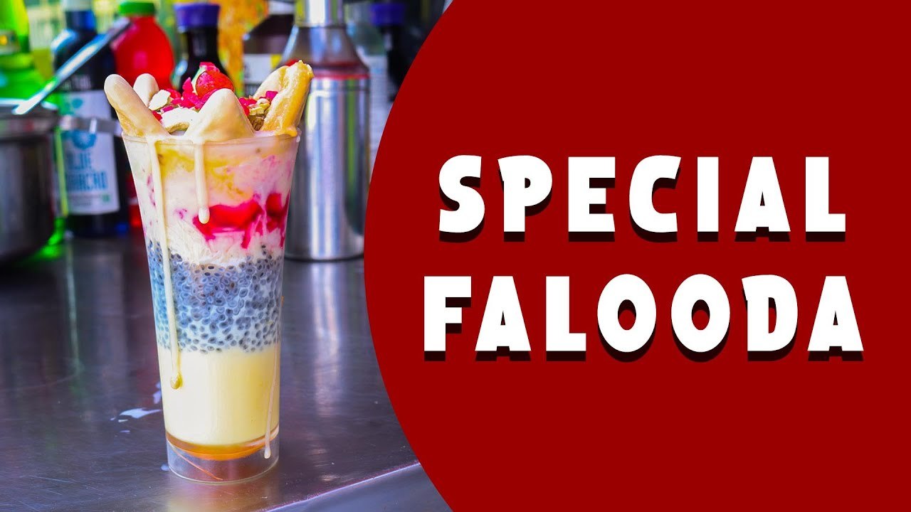 Summer Special Falooda Ice Cream Of Khau Galli - Restaurant Style Falooda Recipes by Cook Book