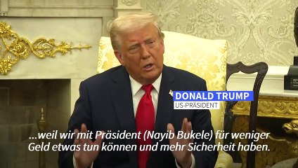 Trump für Abschiebung krimineller US-Bürger nach El Salvador