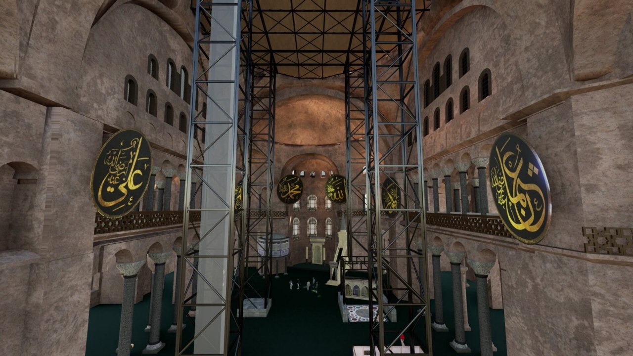 Ayasofya’nın tarihinde yeni bir sayfa: Ana kubbesi restore ediliyor!