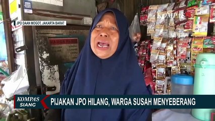 Plat Besi JPO di Jakarta Hilang Dicuri, Warga Terancam Bahaya saat Menyebrang
