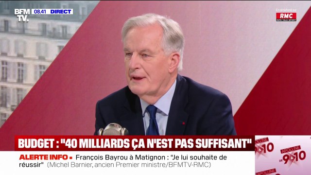 Présidence des Républicains: Michel Barnier assure soutenir Bruno Retailleau car il a le sens de l'État et qu'il est extrêmement courageux