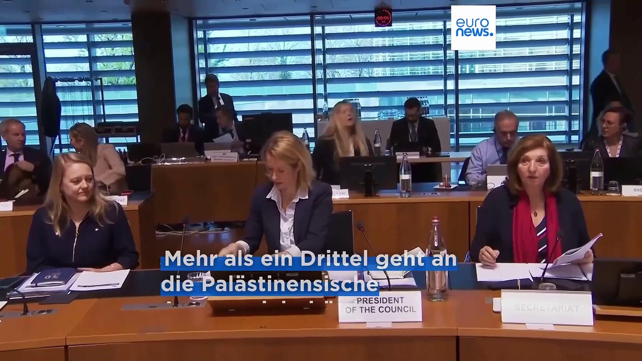 EU kündigt 1,6 Milliarden Euro Finanzhilfe für Palästinenser an