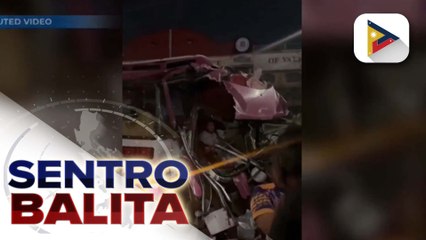 Pampasaherong bus, naaksidente sa NLEX;  bus, matulin ang takbo batay sa inisyal na imbestigasyon ng pulisya