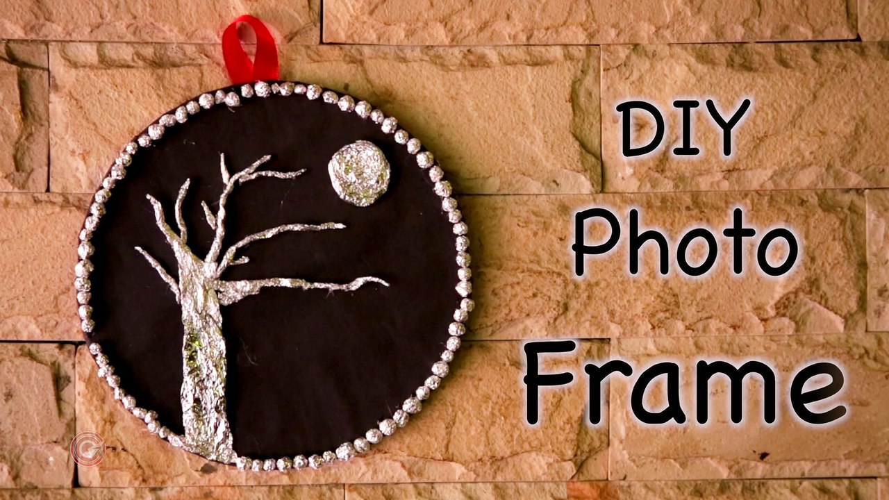 DIY Wall Frame for Kids – Made with Cardboard & Foil Paper