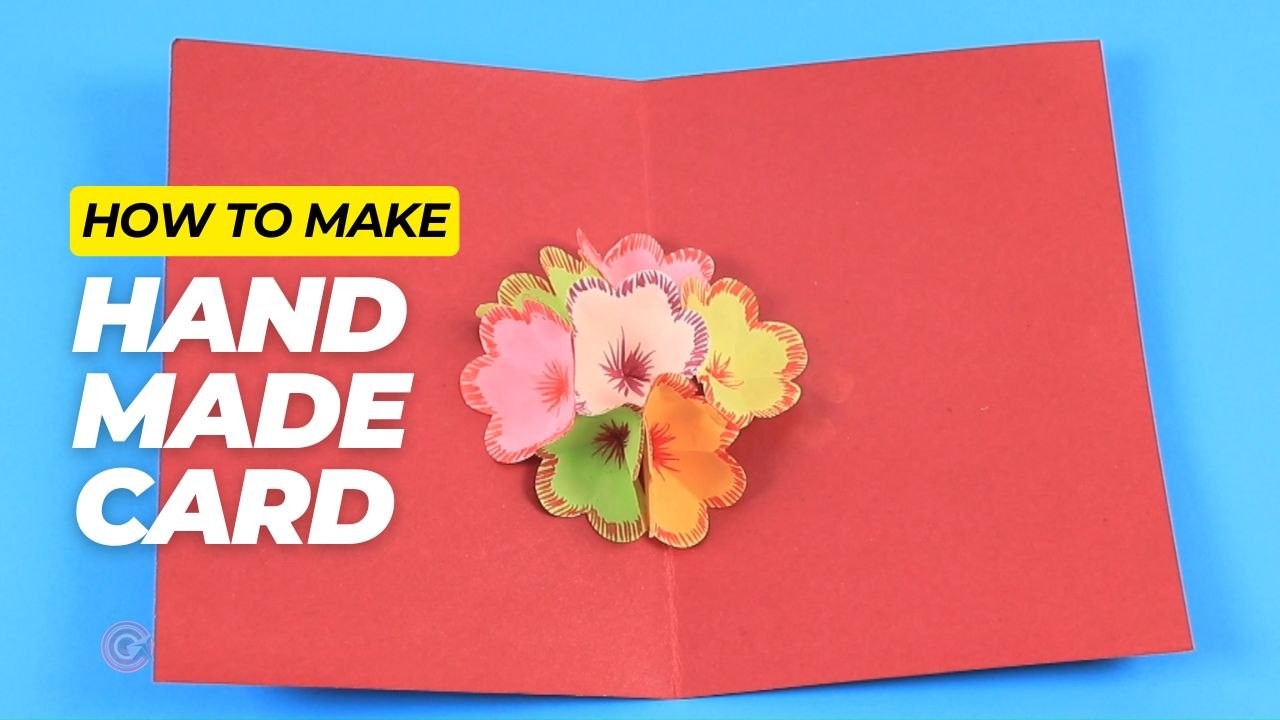 DIY Handmade Greeting Cards with Paper Flowers – Easy Craft for All Occasions