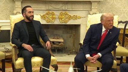 Trump and cabinet tear into CNN journalist Kaitlan Collins in Oval Office showdown