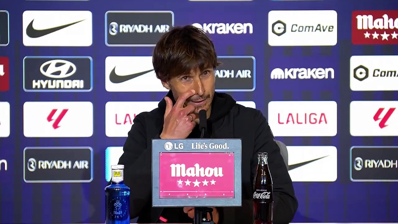 Rueda de prensa de Álvaro Rubio en el Metropolitano