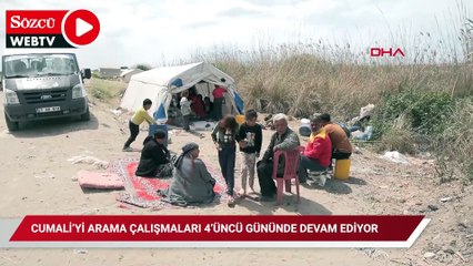 Kayıp Cumali’yi arama çalışmaları 4’üncü gününde devam ediyor