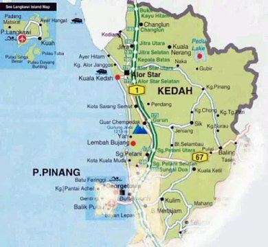 Map of Kedah State. Peta Negara Bagian Kedah. Kedah State Map. Map of State of Kedah. State of Kedah Map. Peta Kedah Darul Aman. Map of Kedah. Peta Kedah. Kedah Map. Peta Negeri Kedah