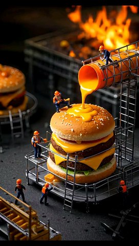 Burger chicken