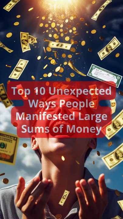 Top 10 Unexpected Ways People Manifested Large Sums of Money #mysticattraction #lawofattraction