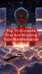 Top 10 Mistakes That Are Blocking Your Manifestation #mysticattraction #lawofattraction #top10