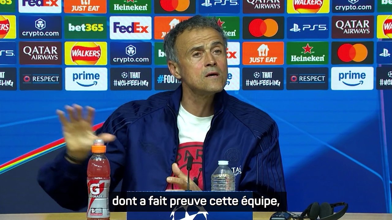 Luis Enrique : "Montrer que nous avons le niveau pour aller en demi-finale"