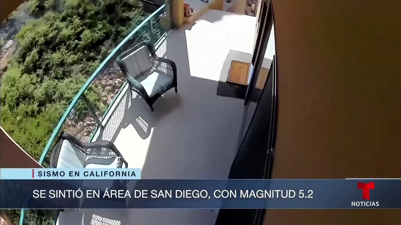 El sismo del lunes en California se sintió desde San Diego hasta Los Ángeles - Noticias Telemundo