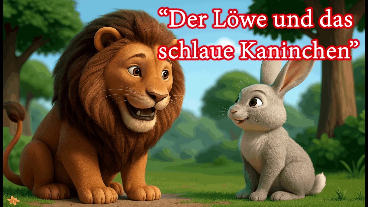Der Löwe und das schlaue Kaninchen | Kindergeschichte mit Moral | SS Production