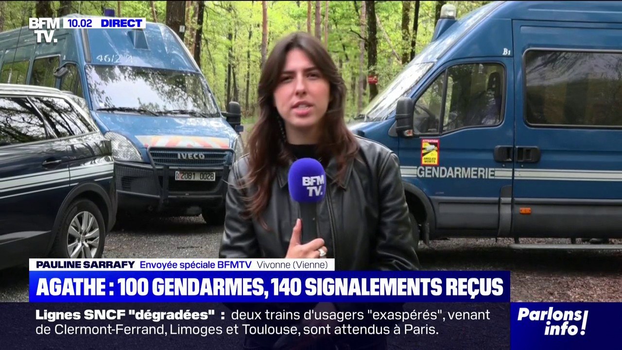 Disparition d'Agathe: 140 signalements effectués depuis la diffusion de l'appel à témoins, 100 gendarmes mobilisés