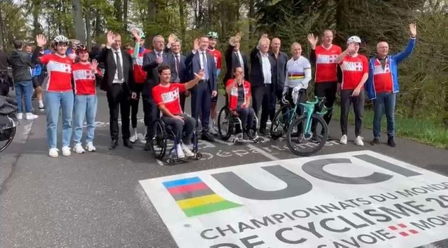Cyclisme - Championnats du Monde Haute-Savoie 2027 - Bernard Hinault, David Lappartient, Michel Callot, Paul Seixas... Du beau monde pour la reconnaissance du parcours et la présentation des Super Mondiaux UCI 2027 !