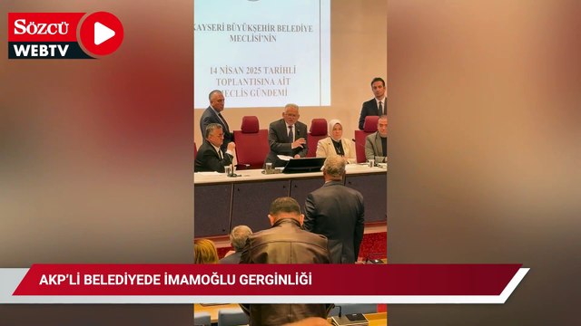 AKP’li Belediyede İmamoğlu gerginliği: Erdoğan hapse girerken de siz alkışladınız