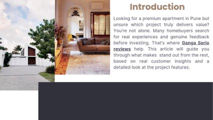 Ganga Serio Reviews Explained What Makes It Stand Out in Pune