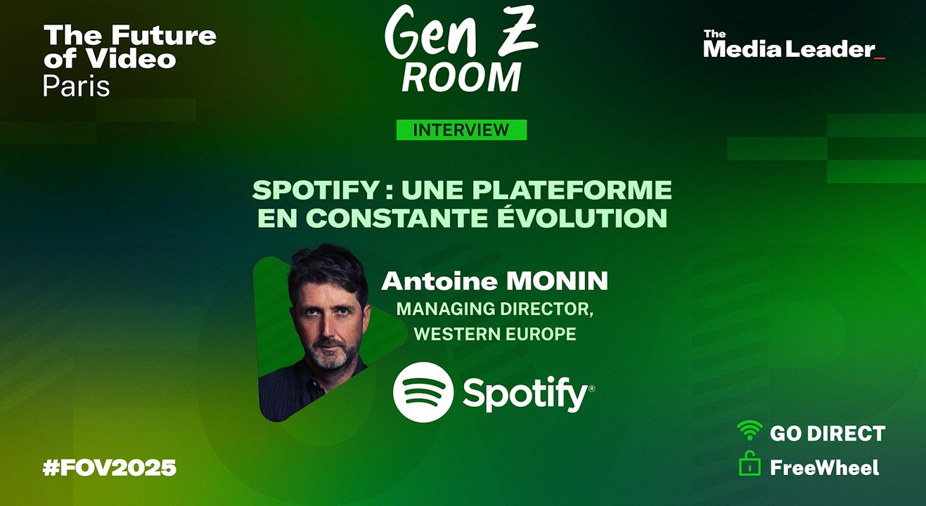 The Future of Video Paris 2025 : Spotify, une plateforme en constante évolution (interview d'Antoine Monin)