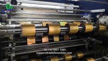 High-precision hot stamping film slitting machine, the yield rate is directly full!
