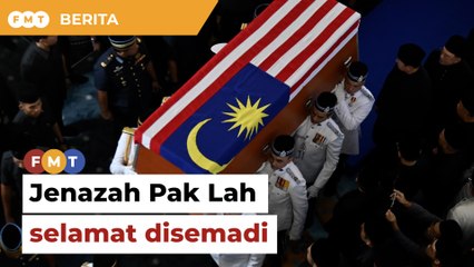 Jenazah Pak Lah selamat disemadi di Makam Pahlawan