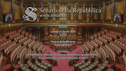 Roma - ​​Convegno: La Biennale Di Venezia (14.04.25)