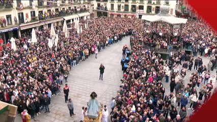 Bajada del Ángel de Tudela, este domingo a las 8:45 horas