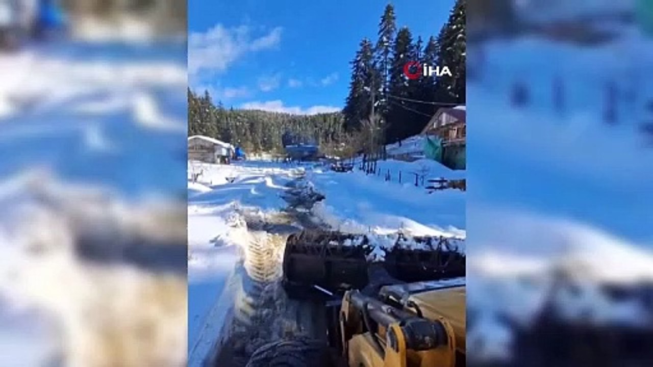 Yaylada mahsur kaldı! Ekipler seferber oldu