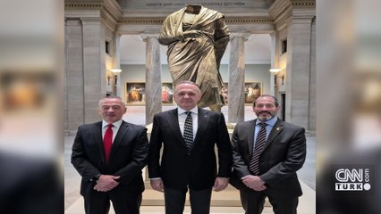 Yurt dışına kaçırılan Marcus Aurelius heykeli Türkiye'ye iade edildi