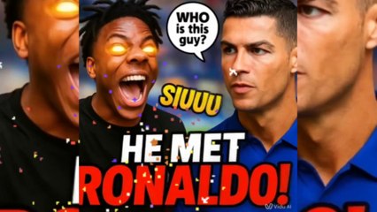 "iShowSpeed's DREAM Comes True with Ronaldo!"