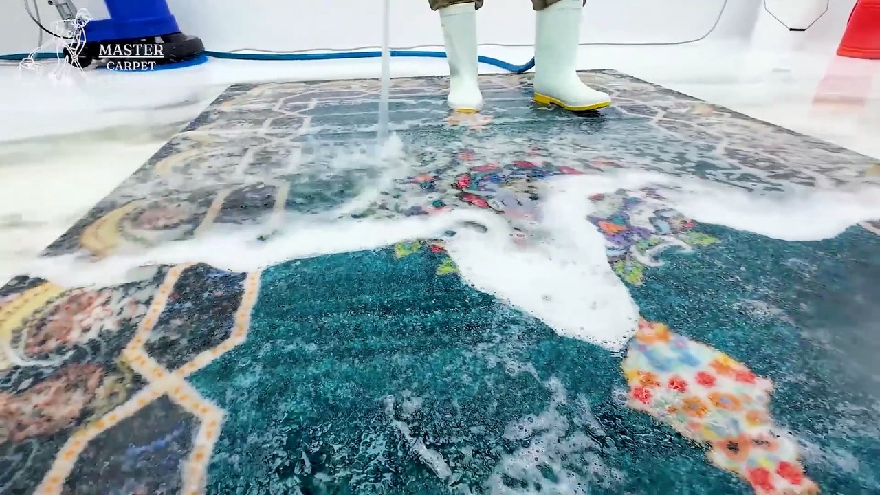 Satisfying Videos - The Dirtiest Carpet Carpet Cleaning Satisfying Rug Cleaning ASMR