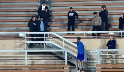 Tennis - Madrid 2025 - Norbert Gombos went to the bettors in the stands and shouted at them !