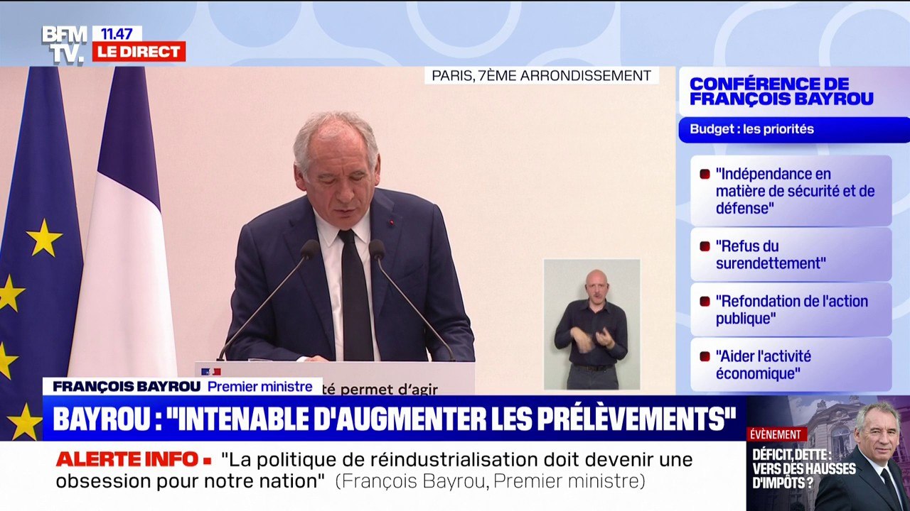 François Bayrou veut "lever les obstacles à l'initiative économique"