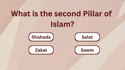 What is the Second Pillar of Islam