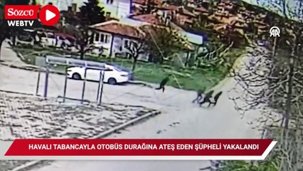 Kırıkkale'de havalı tabancayla otobüs durağına ateş eden şüpheli yakalandı