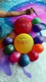 Amazing Colorful Big balloons popping #balloon