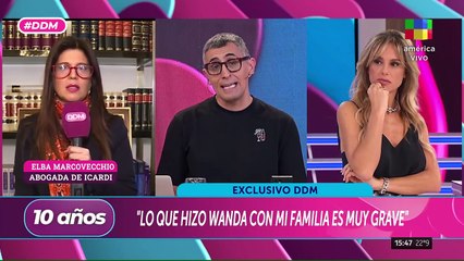 Elba Marcovecchio acusó a Wanda de mentir y lucrar con el dolor