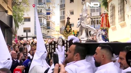 Thousands of faithful in Málaga turn out for annual Easter parade