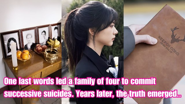 One last words led a family of four to commit successive suicides Years later, the truth emerged