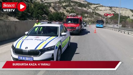 Burdur'da kaza